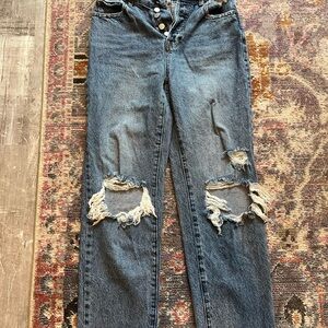 Pacsun Distressed Blue Jeans